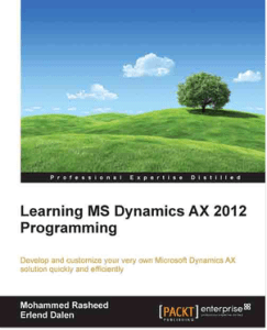 Learning MS Dynamics AX 2012 Programming